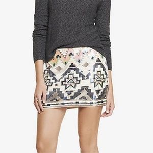 Express Sequin Skirt
